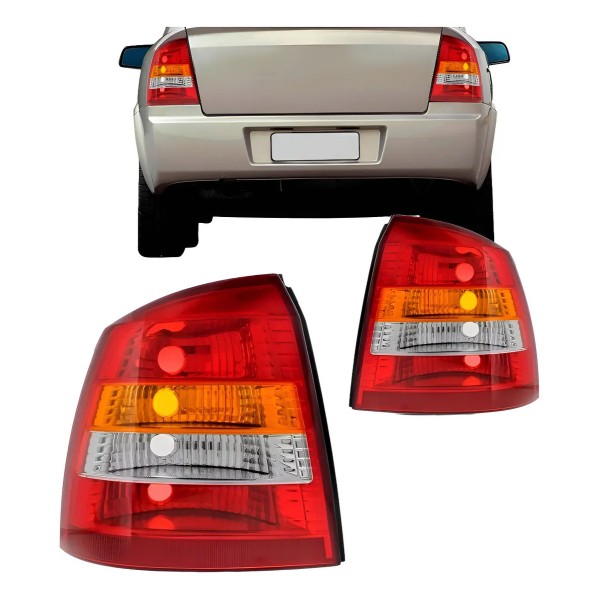 Lanterna Traseira Astra 1998 1999/2002 Sedan Tricolor Oferta