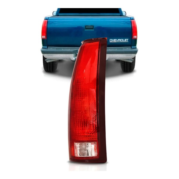 Lanterna Traseira Silverado 1997 A 2004 Bicolor