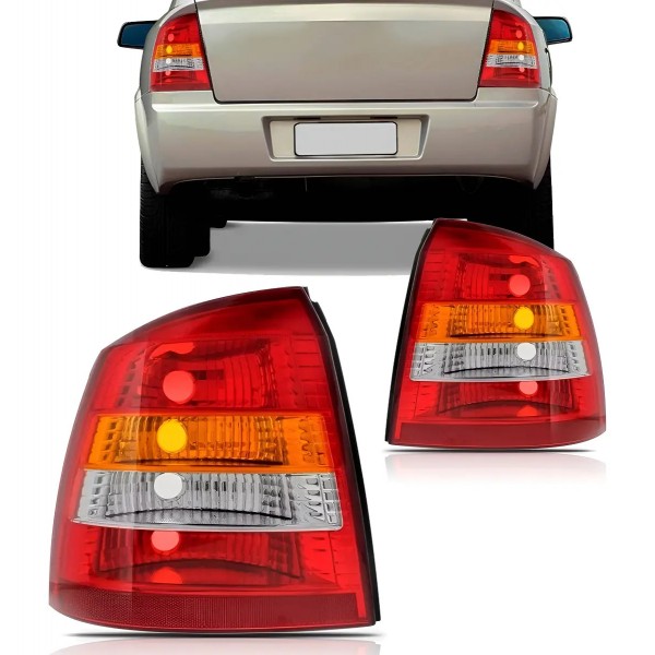 Sinaleira Traseira Astra 1998 1999 A 2002 Sedan Tricolor