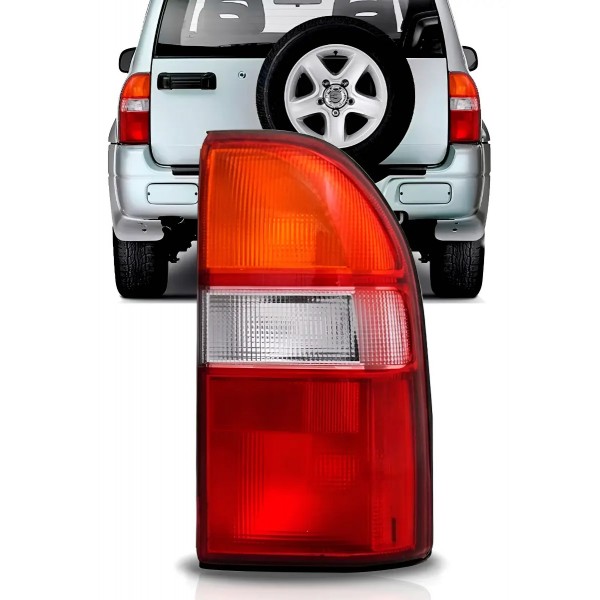 Lanterna Traseira Tracker 1998 A 2006 Tricolor