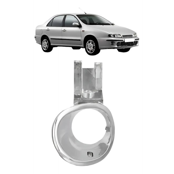 Suporte Farol Milha Marea Brava 98 99 00/2003 Cromado Oferta