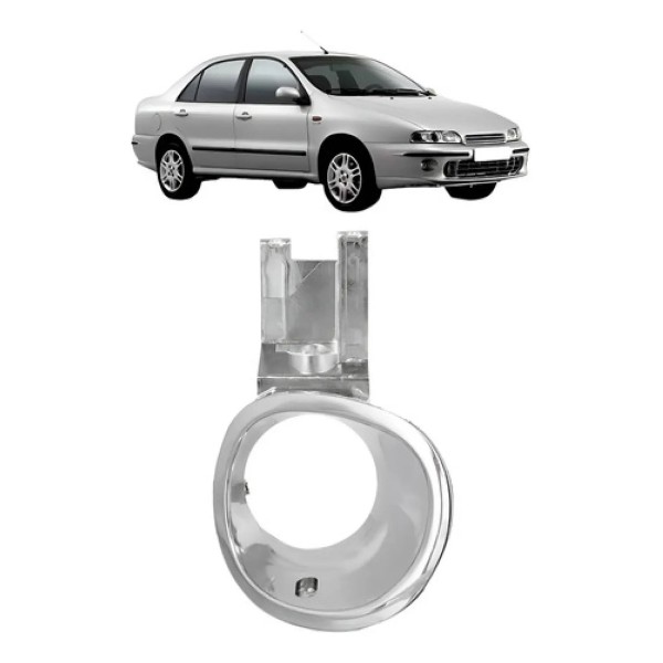 Suporte Farol Milha Marea Brava 98 99 00/2003 Cromado Oferta