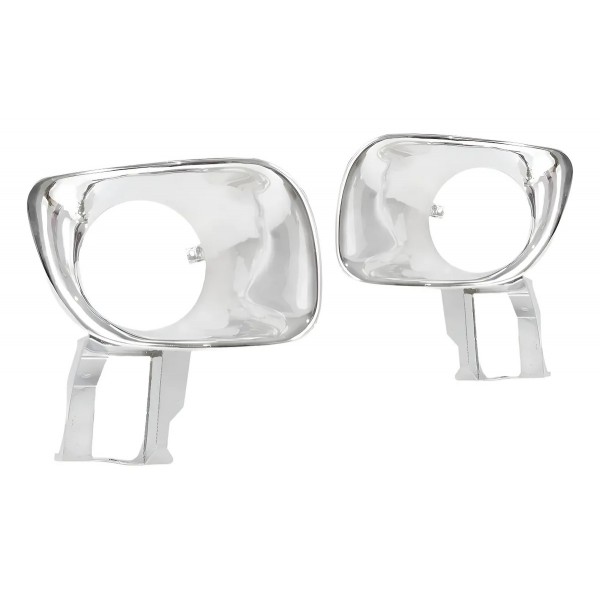 Par Suporte Farol Milha Palio 2001 2002 2003 Cromado Cromado