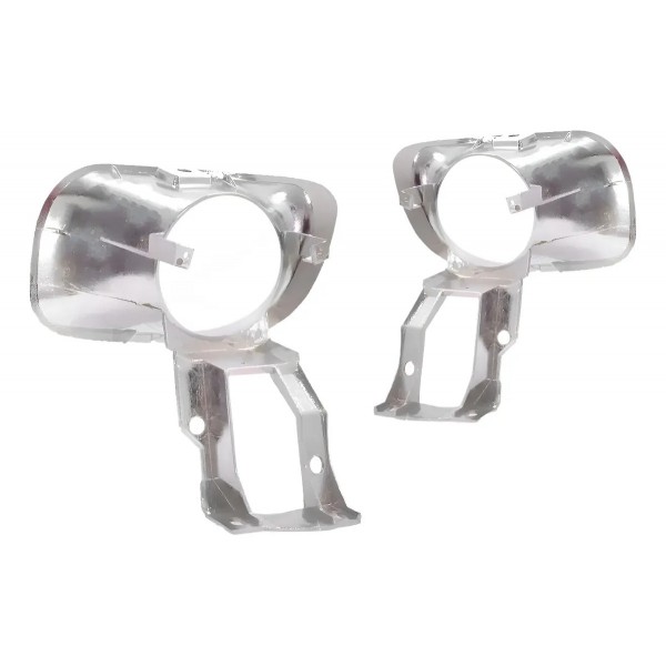 Par Suporte Farol Milha Palio 2001 2002 2003 Cromado Cromado