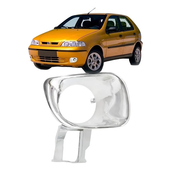 Suporte Farol Milha Palio 2001 2002 2003 Cromado