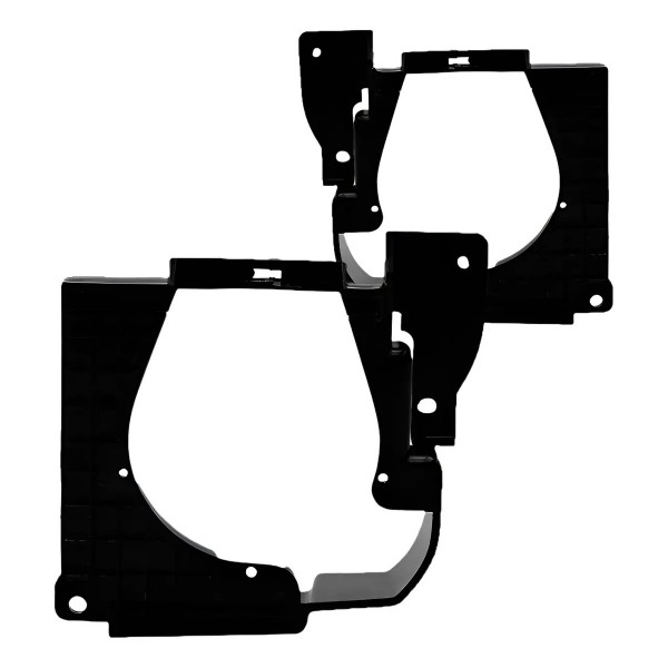 Par Suporte Farol Milha Palio 2012 2013 2014 2015 2016 Preto