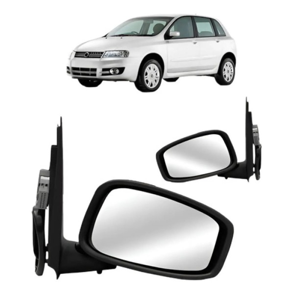 Par Retrovisor Stilo 2002 2003 2004 2005 06 07 2008 Elétric