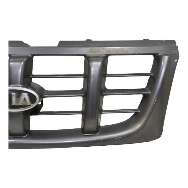 Grade Dianteira Parachoque Sportage 1999 2000 A 2002 Avaria Cinza-escuro Fosco