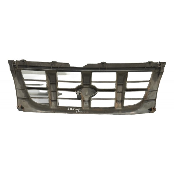 Grade Dianteira Parachoque Sportage 1999 2000 A 2002 Avaria Cinza-escuro Fosco