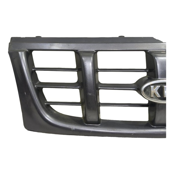 Grade Dianteira Parachoque Sportage 1999 2000 A 2002 Avaria Cinza-escuro Fosco