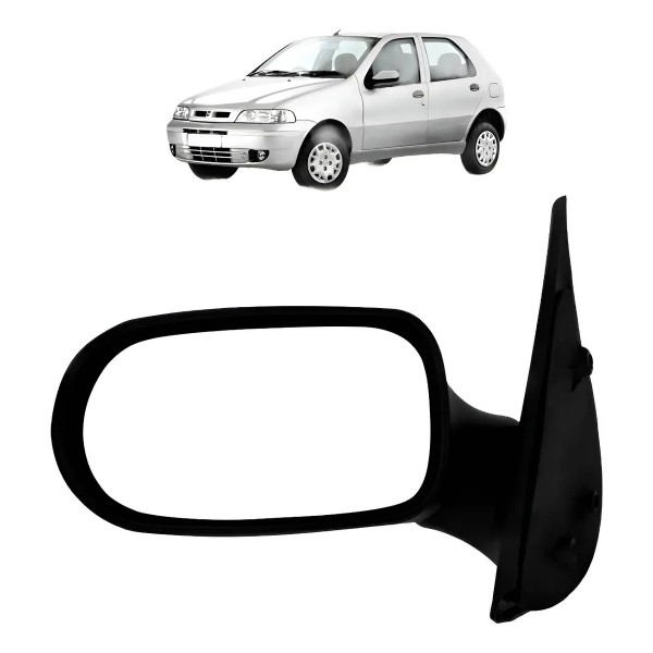Retrovisor Siena Fire 4pts 2001 02 03 04 05 2006 S/ Controle