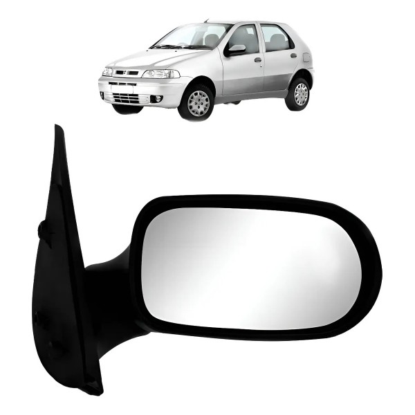Retrovisor Siena Fire 4pts 2001 02 03 04 05 2006 S/ Controle