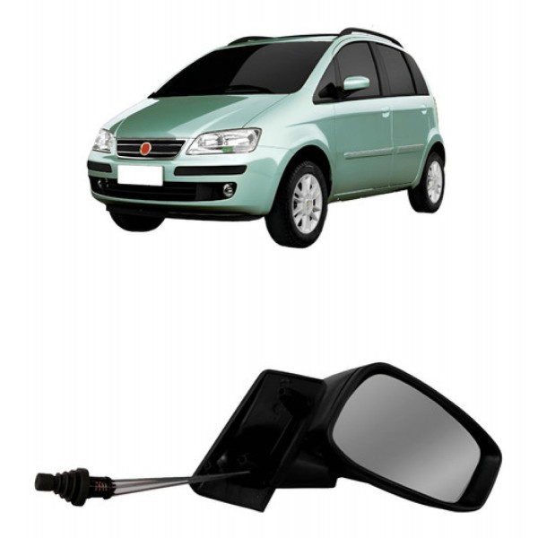 Retrovisor Para Fiat Idea 2005 2006 A 2011 C/ Controle