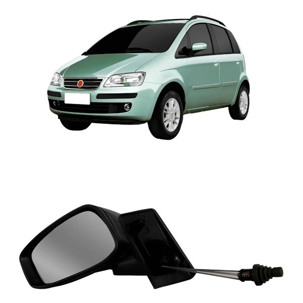 Retrovisor Para Fiat Idea 2005 2006 A 2011 C/ Controle