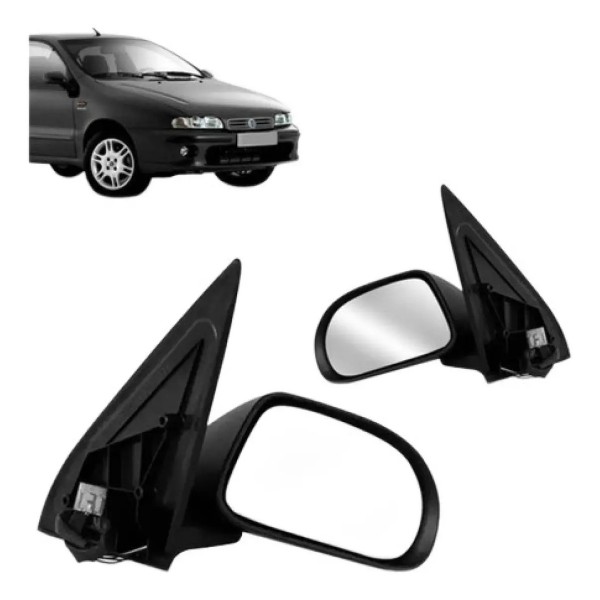 Par Retrovisor Marea Brava 1998 99 00 01 02 A 2007 Elétríc