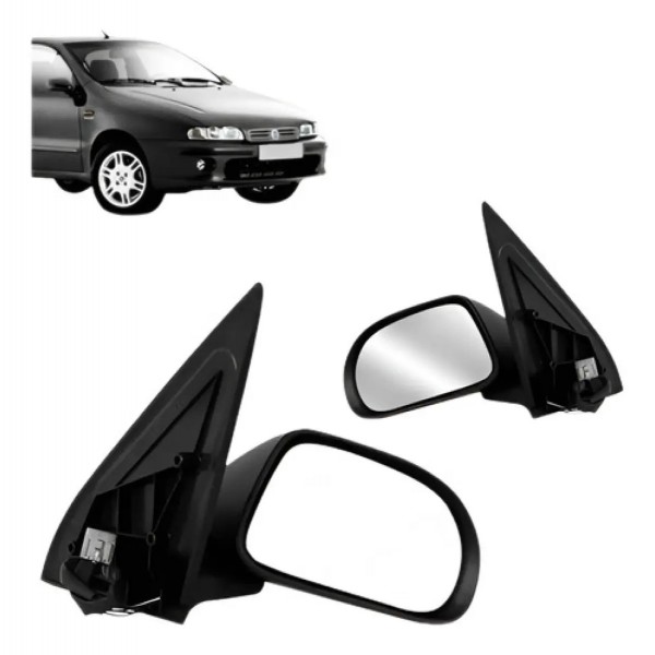 Par Retrovisor Marea Brava 1998 99 00 01 02 A 2007 Elétríc