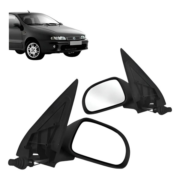 Par Retrovisor Marea Brava 1998 99 00 01 A 2007 Com Controle