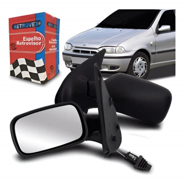 Par Retrovisor Palio 02 Portas Ano 1996 97 98 1999 2000