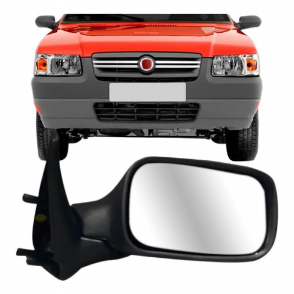 Retrovisor Uno Fire 2 Portas 2005 06 07 A 2010 Sem Controle
