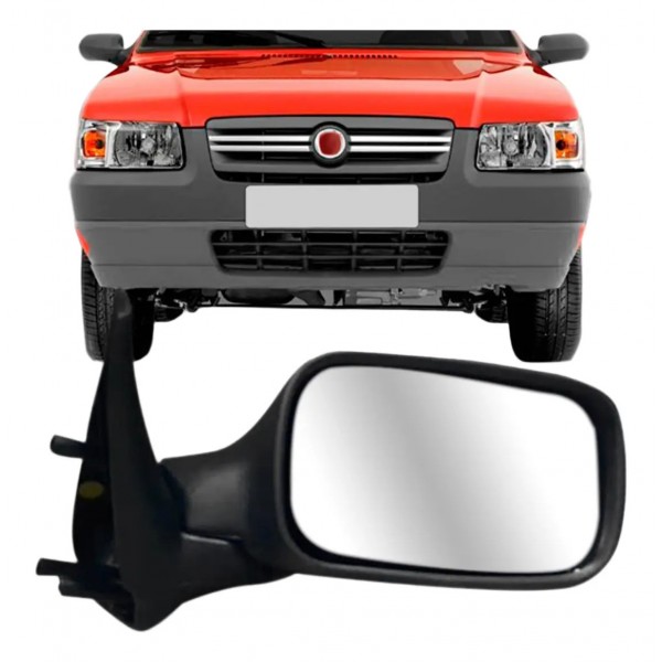 Retrovisor Uno Fire 2 Portas 2005 06 07 A 2010 Sem Controle