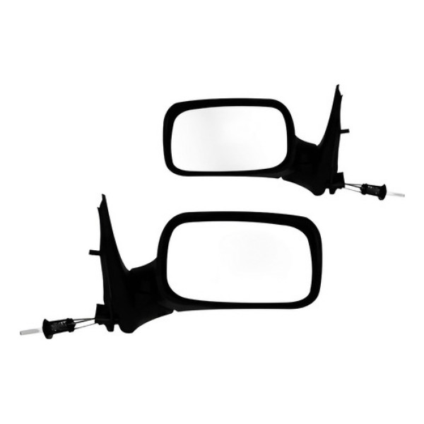 Par Retrovisor Uno Fire 4 Portas 2001 A 2004 Com Controle