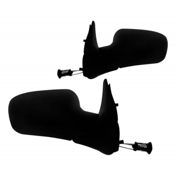 Par Retrovisor Uno Fire 4 Portas 2001 A 2004 Com Controle