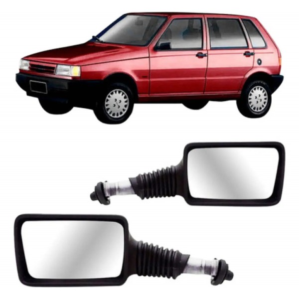 Par Retrovisor Uno Elx 1994 A 1995 Fixo