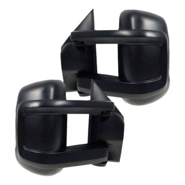 Par Retrovisor Fixo Longo Ducato Com Pisca 2018 A 2022