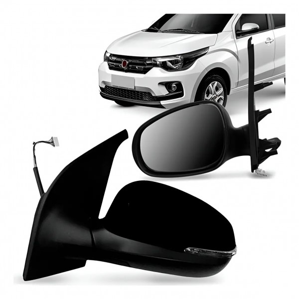 Par Retrovisor Mobi 2015/2020 C/aquecedor Capa Primer Oferta