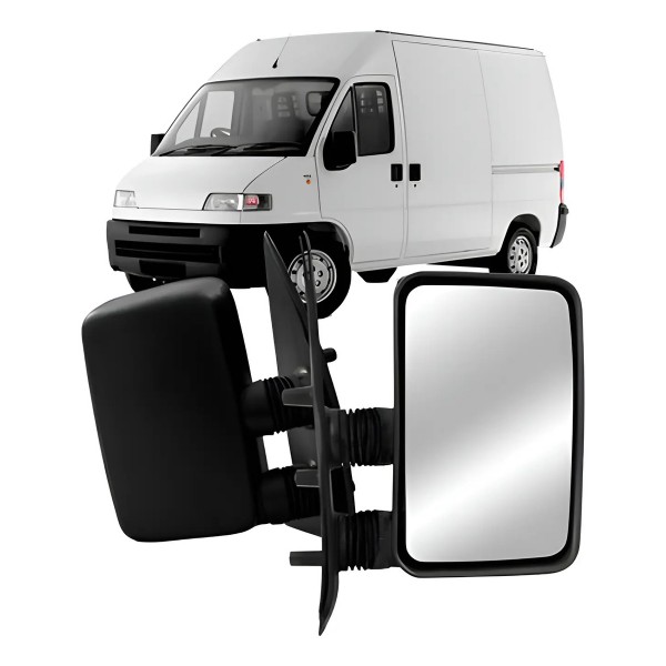 Par Retrovisor Ducato 1998 99 00 01 02 Eletrico Braco Longo