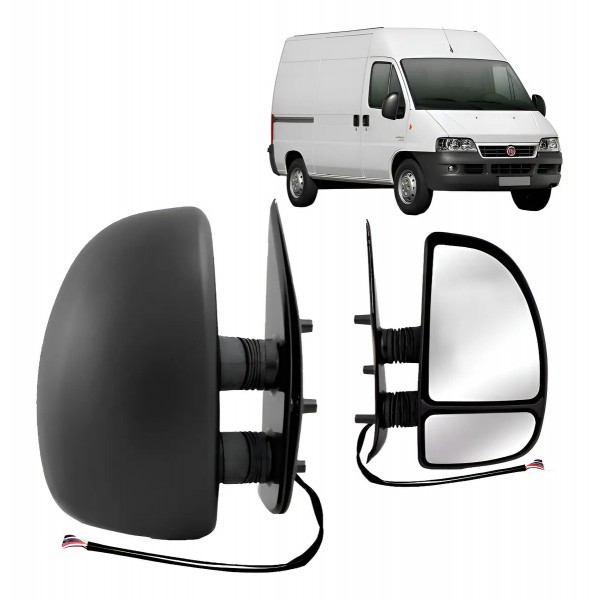 Par Retrovisor Ducato 2003 A 2011 Eletrico Termico Direito + Esquerdo