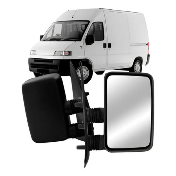 Par Retrovisor Ducato 1998 99 00 01 02 Eletrico Braco Longo