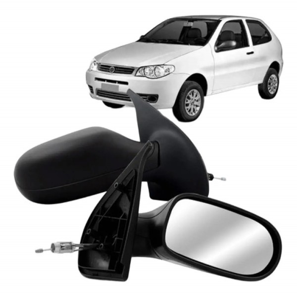 Par Retrovisor Palio 2pts 2008 2009 2010 2011 C/controle