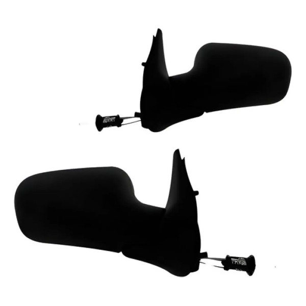 Par Retrovisor Uno 4 Portas Fire 2001 02 A 2005 Com Controle