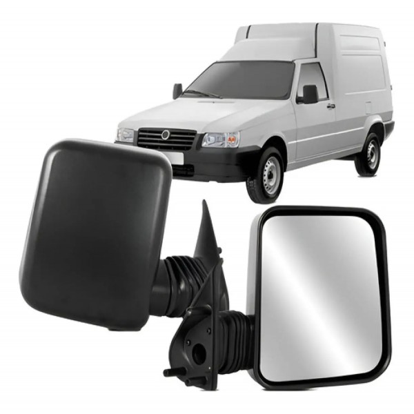Par Retrovisor Fiorino Fixo 1997 A 2007 Modelo Original