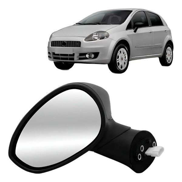 Retrovisor Punto 2007 08 09 10 A 2012 Eletrico Cabeça Grand
