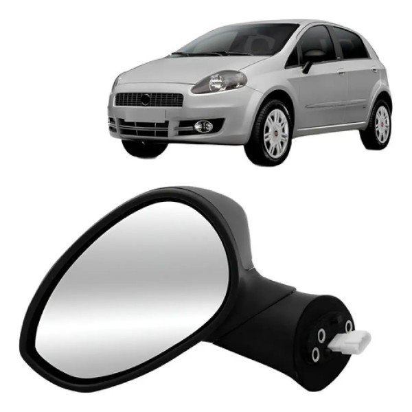 Retrovisor Punto 2007 08 09 10 A 2012 Eletrico Cabeça Grand