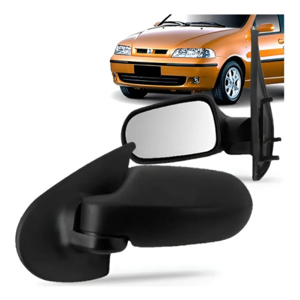 Par Retrovisor Palio Fire 2001 02 2003 4 Portas Sem Controle