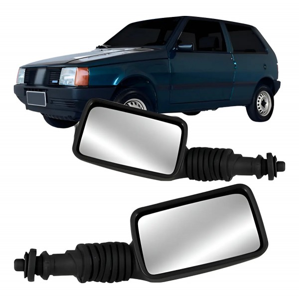 Par Retrovisor Uno 1985 86 87 88 89/1991 Com Controle Oferta