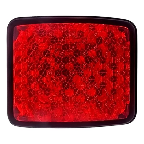 Refletor Parachoque Traseiro Doblo 2010 2011 2012 2013 2014. Vermelho