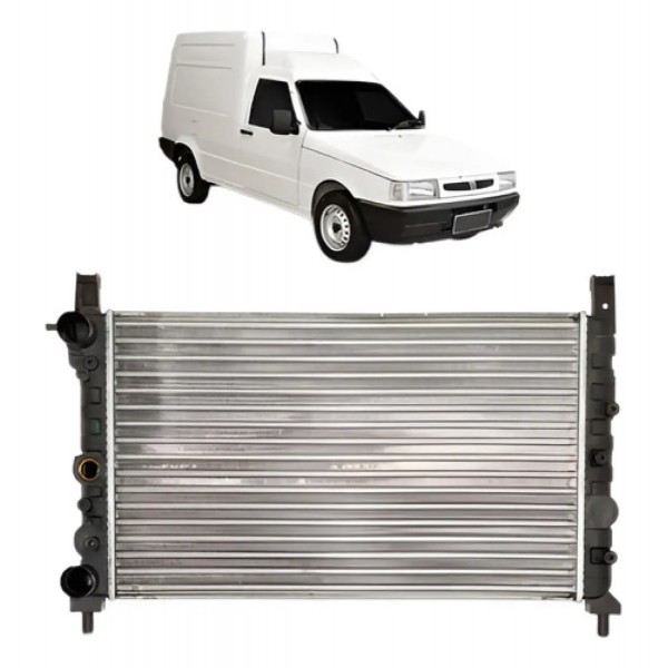 Radiador Fiorino Premio Elba 1985 A 1993 Com Ar Manual