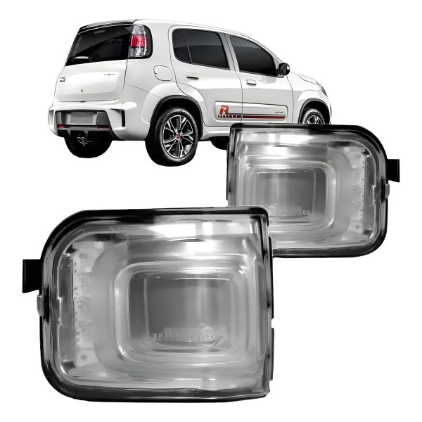 Kit Pisca Seta Retrovisor Fiat Uno 2015 2016 2017  2018