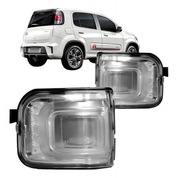Kit Pisca Seta Retrovisor Fiat Uno 2015 2016 2017  2018