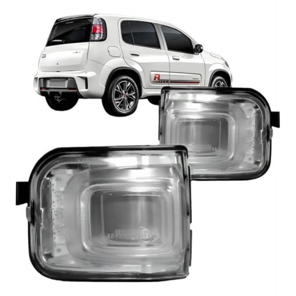 Kit Pisca Seta Retrovisor Fiat Uno 2015 2016 2017  2018