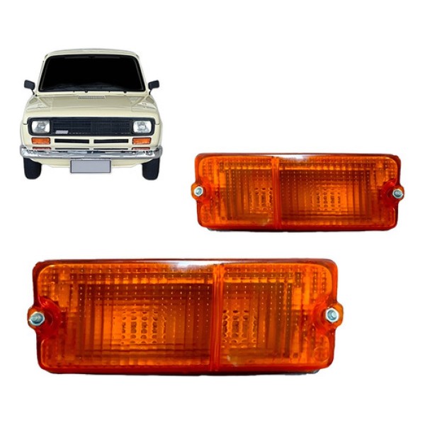 Pisca Seta Fiat 147 1976 1977 1978 1979 Âmbar