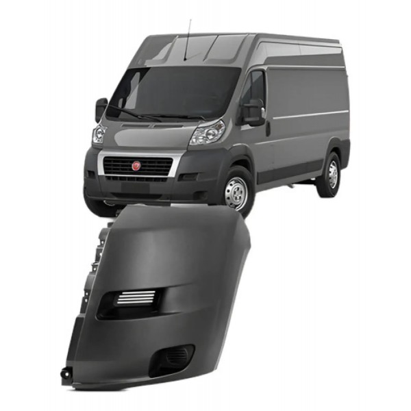 Parachoque Dianteiro Ducato 2018 A 2022 Com Moldura Esquerdo
