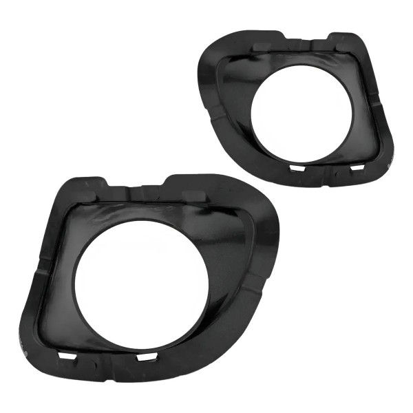 Par Moldura Milha Punto 07 2008/2012 Cromada Com Furo Oferta Cromado Ambos Os Lados
