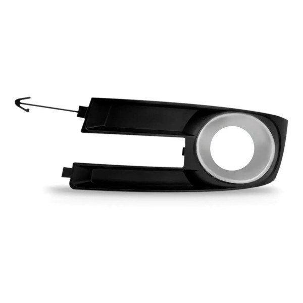 Moldura Milha Stilo 2008 2009 2010 2011 2012 Com Furo Prata