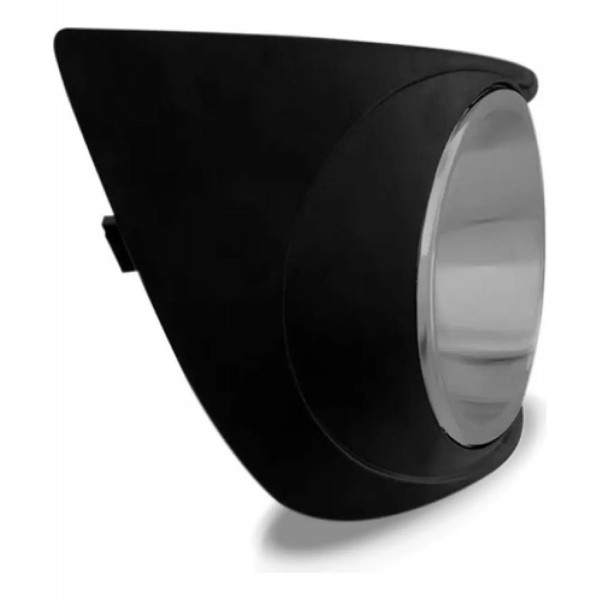 Moldura Milha Stilo 2008 2009 2010 2011 2012 Com Furo Prata