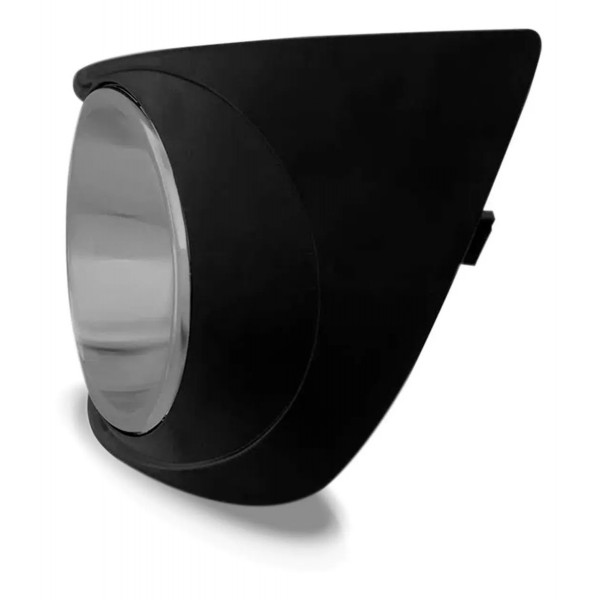 Moldura Milha Stilo 2008 2009 2010 2011 2012 Com Furo Prata